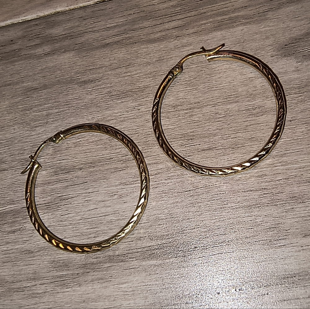 Gold Hoops - image 4